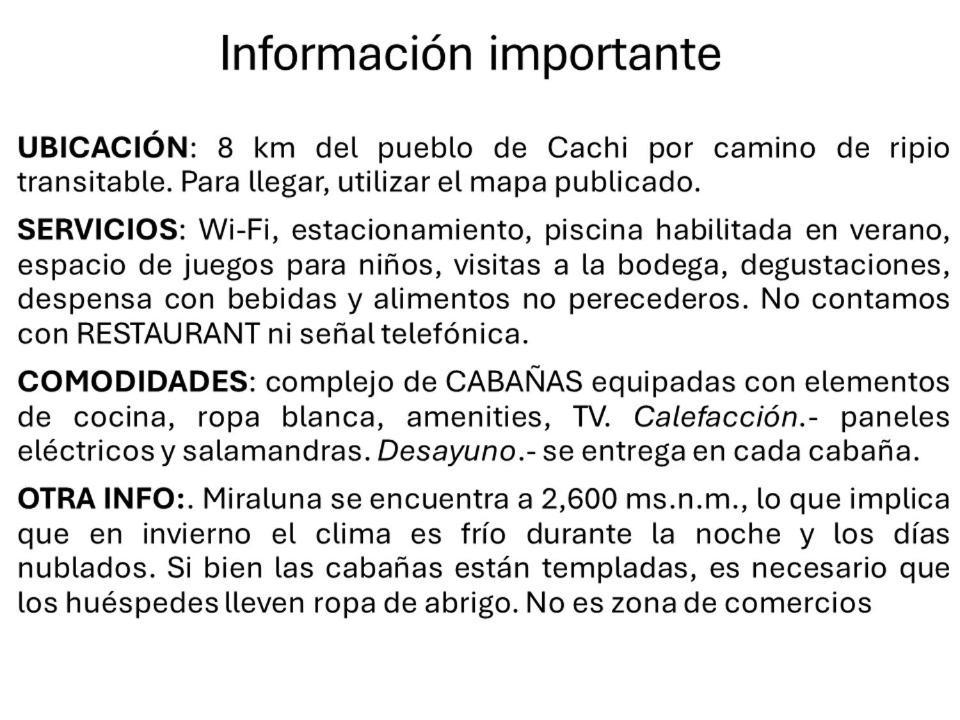 米拉路纳博德加精品酒店 Cachí 外观 照片